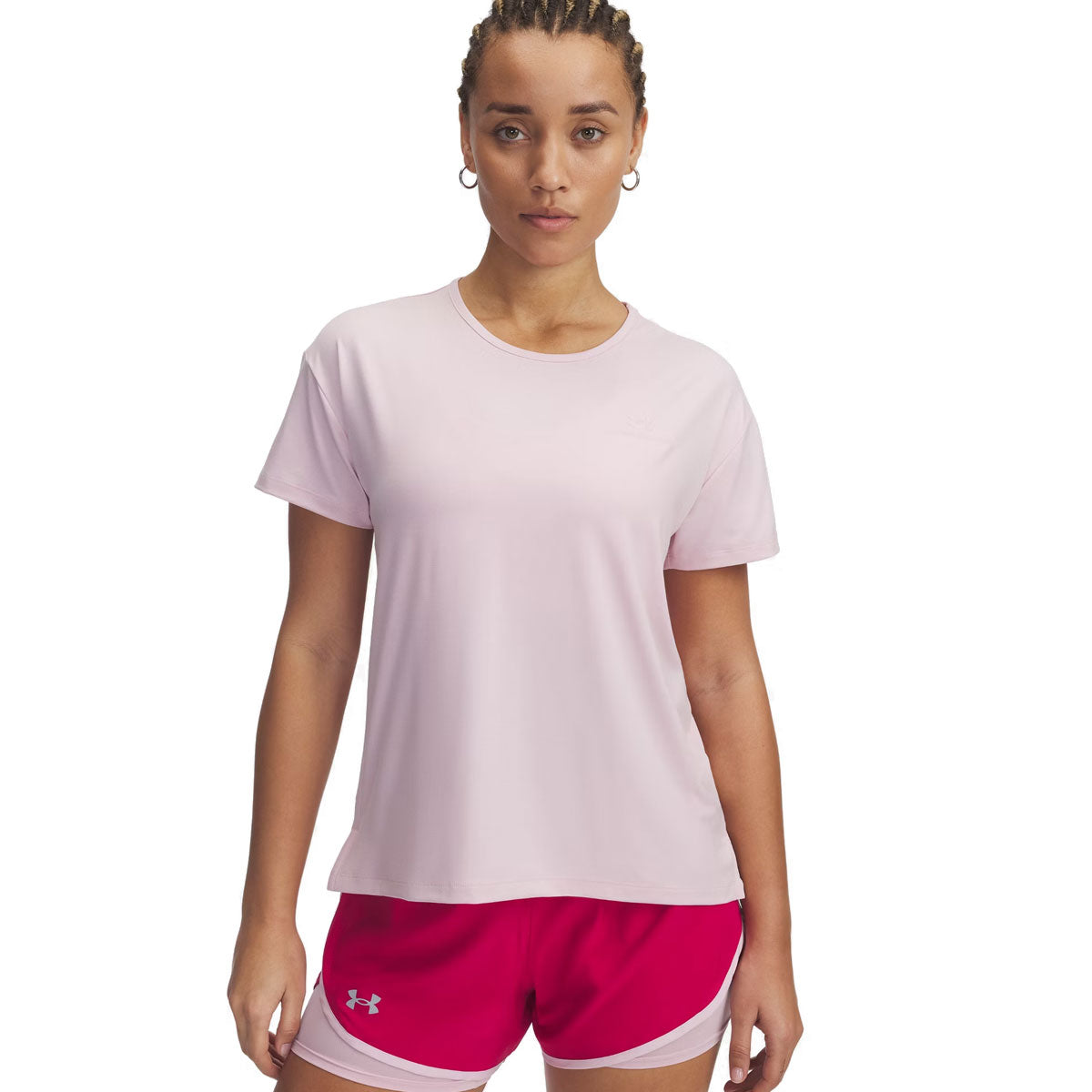 Under Armour Vanish Energy Short Sleeve Tee - Womens - Prime Pink