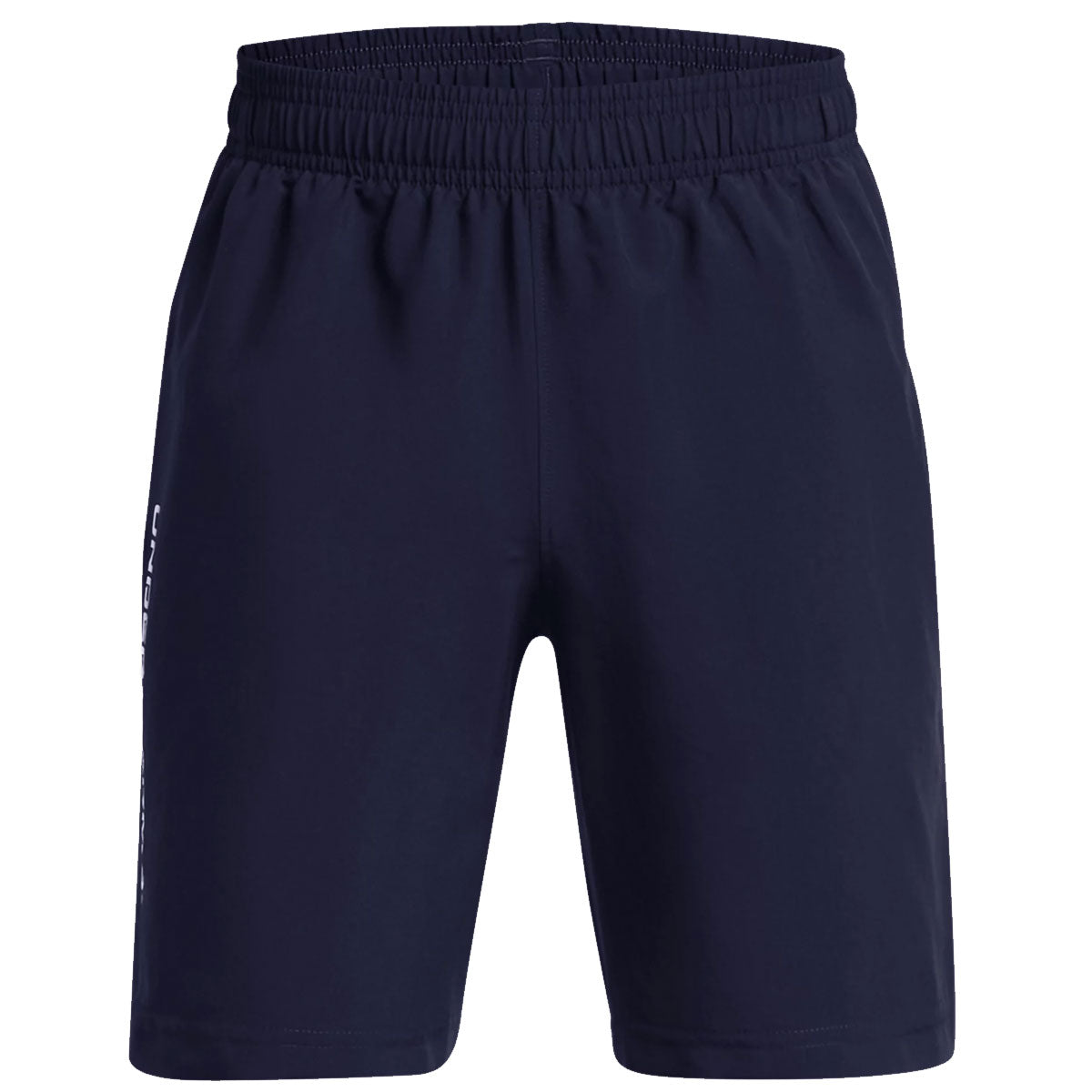 Under Armour Woven Woodmark Shorts - Boys - Midnight Navy/White