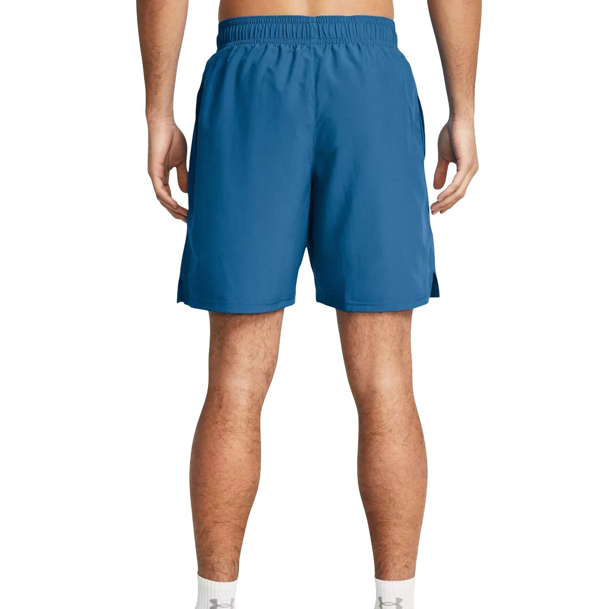 Under Armour Woven Wordmark Training Shorts - Mens - Photon Blue/White