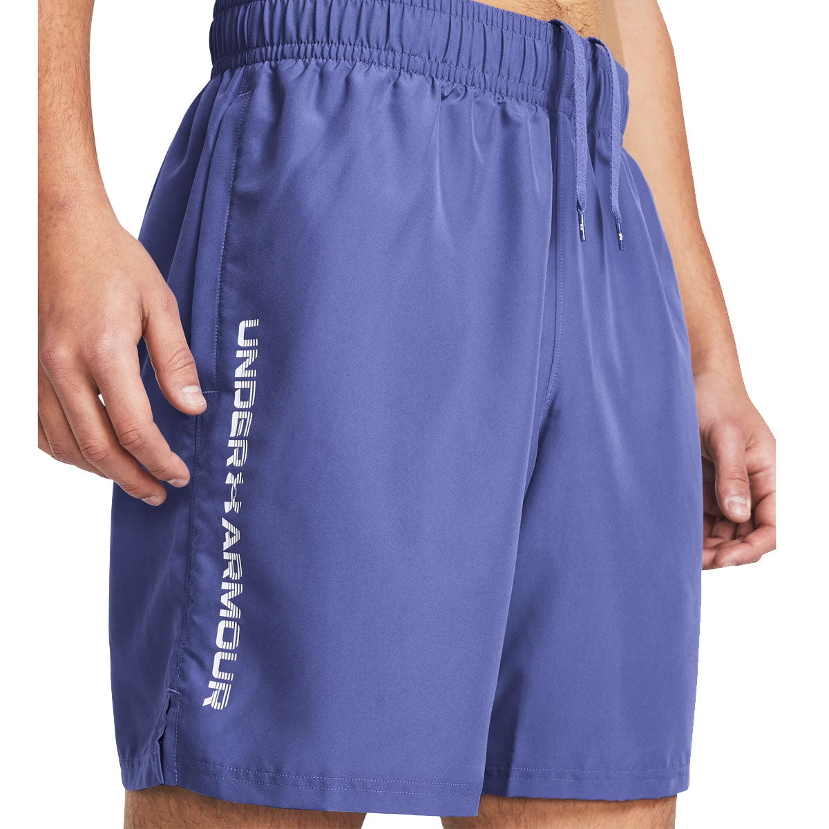 Under Armour Woven Wordmark Training Shorts - Mens - Starlight/White