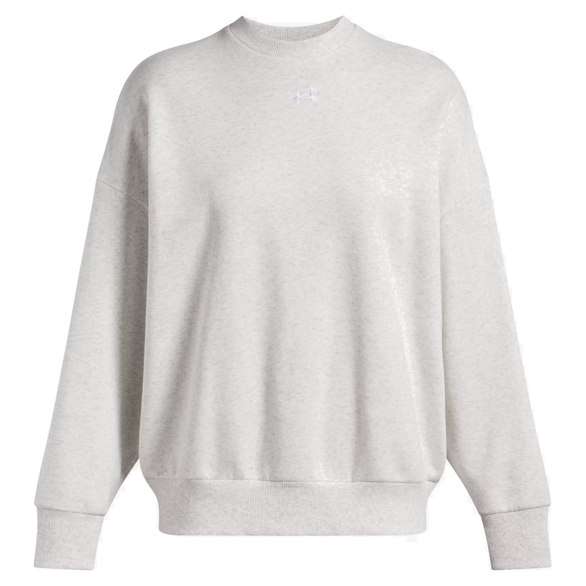 Under Armour Rival Fleece Oversized Crew - Womens - Distant Gray/White