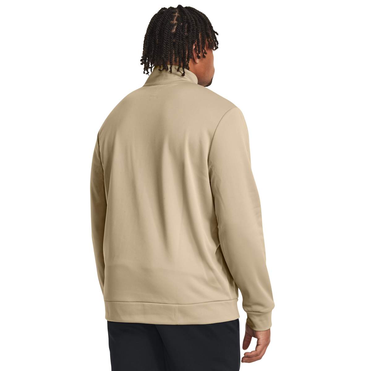 Under Armour Fleece 1/4 Zip Training Top - Mens - City Khaki/Black