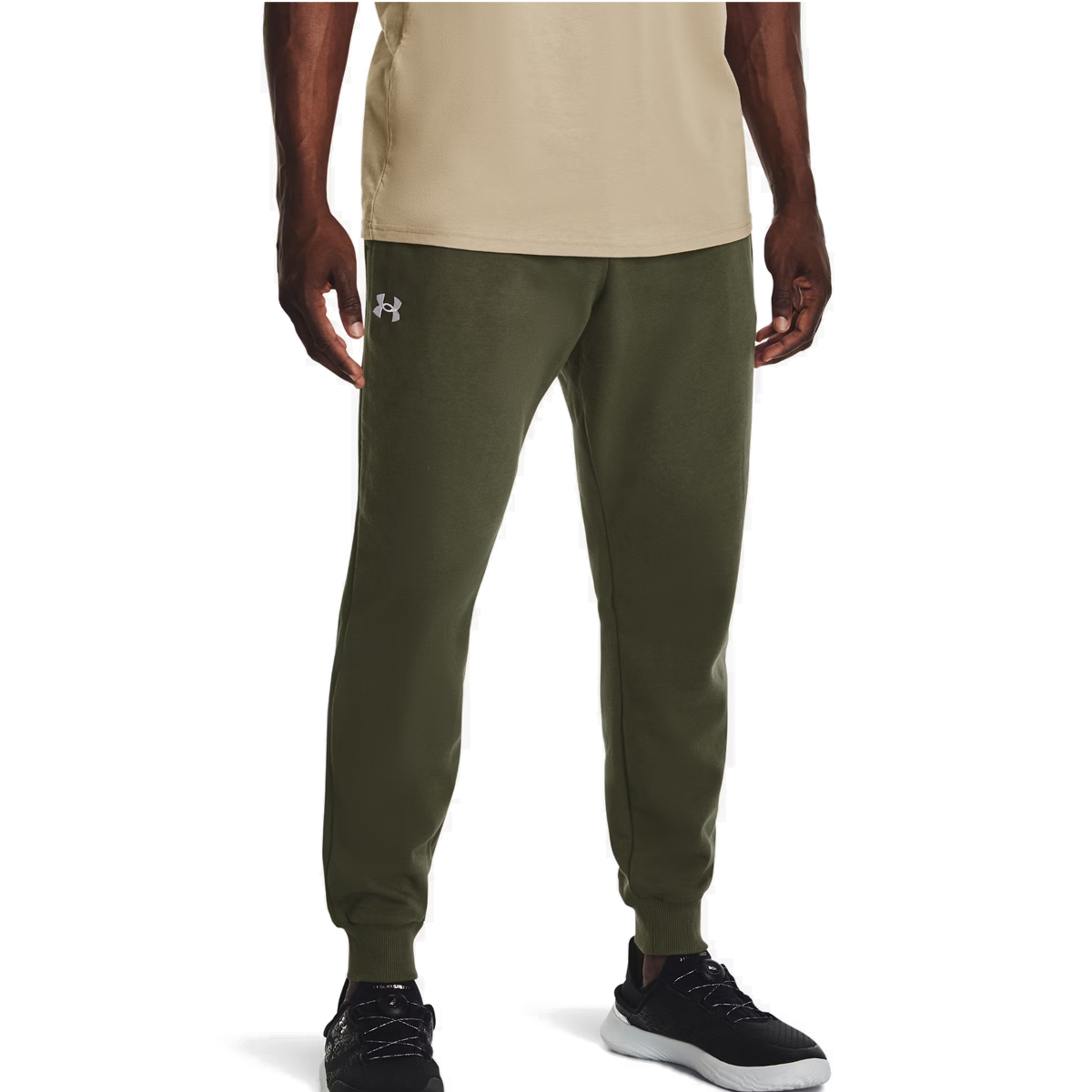 Under Armour Rival Fleece Joggers - Mens - Marine OD Green/White