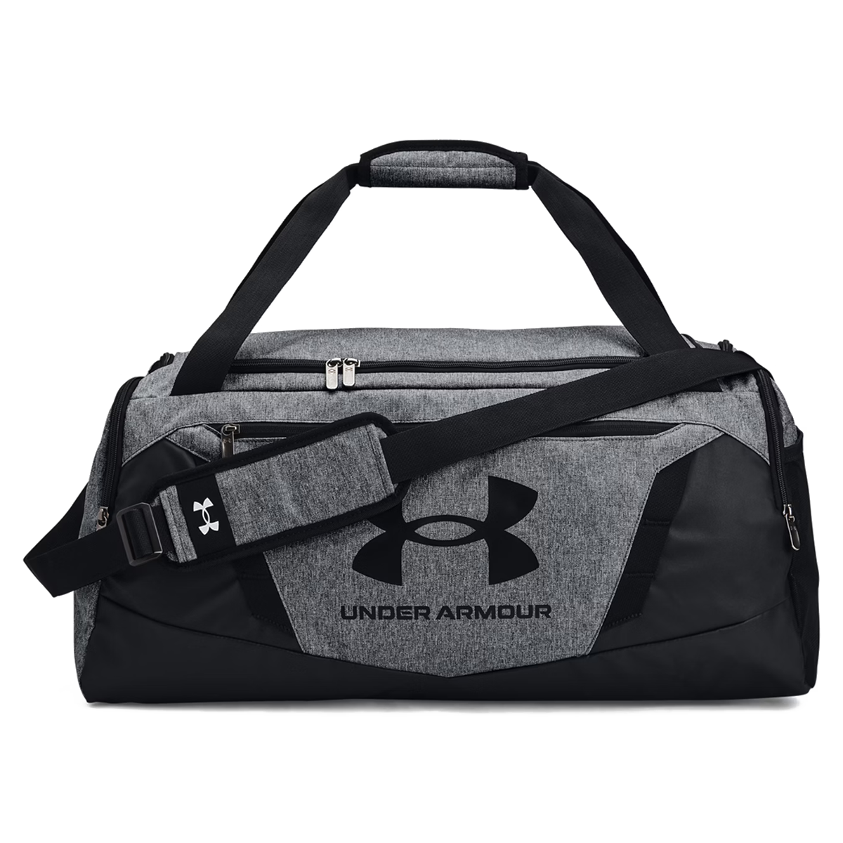 Under Armour Undeniable 5.0 Medium Duffle Bag - Pitch Gray Medium Heather/Black