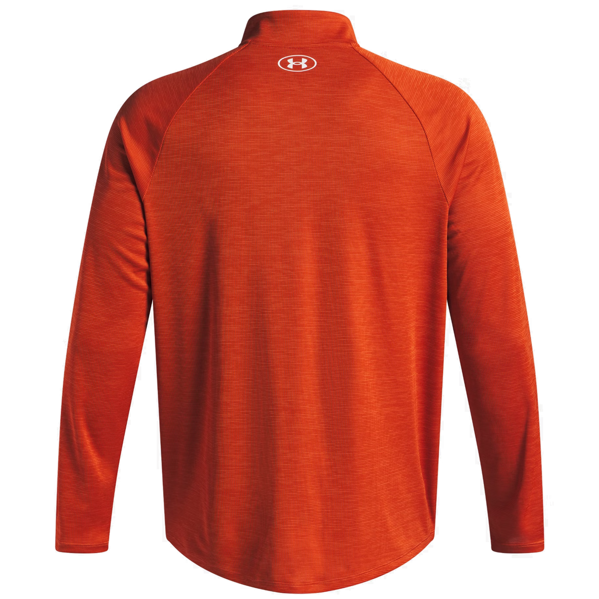 Under Armour Tech Textured 1/2 Zip Training Top - Mens - Orange Base/White
