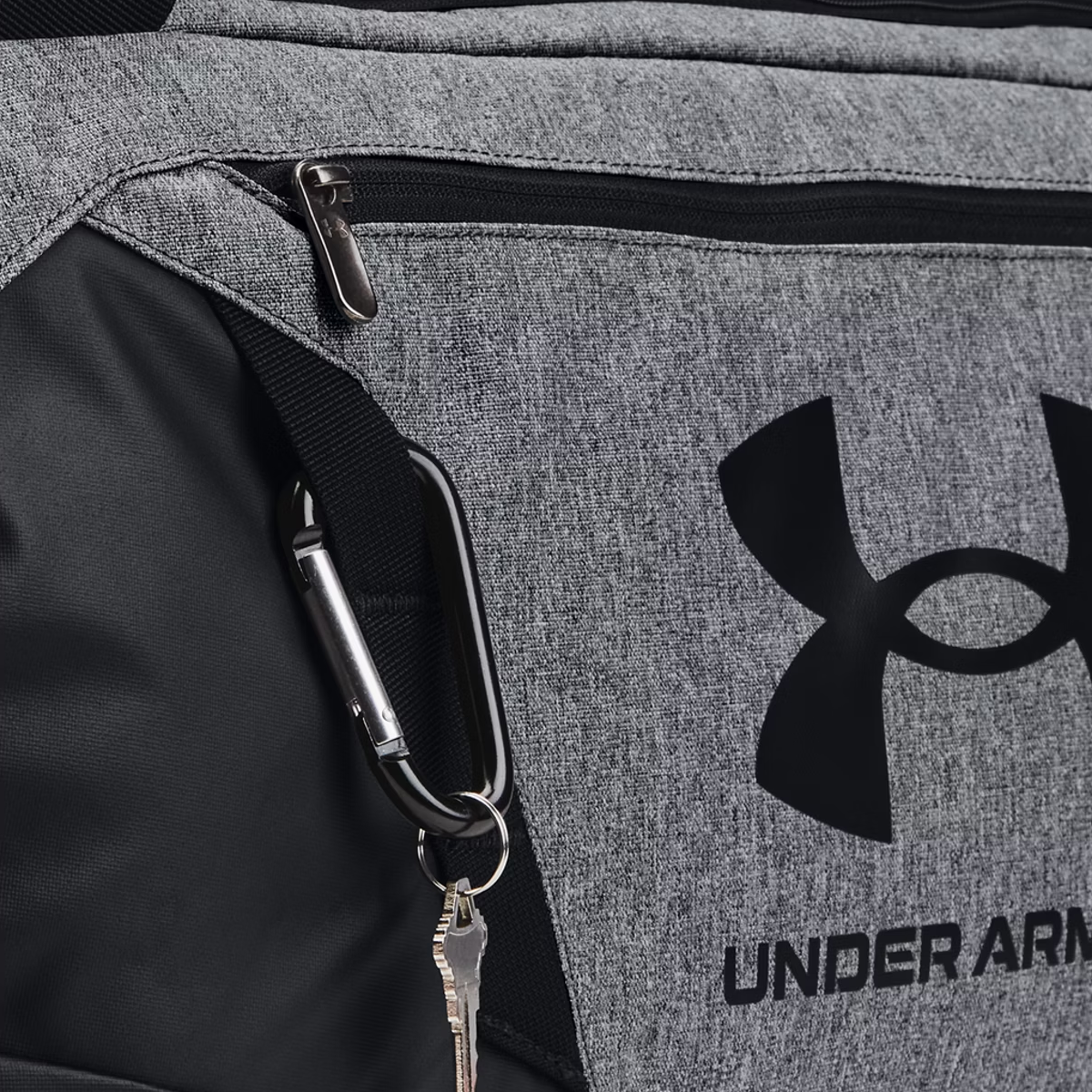 Under Armour Undeniable 5.0 Medium Duffle Bag - Pitch Gray Medium Heather/Black