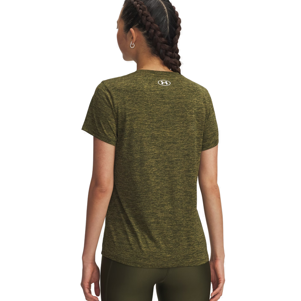 Under Armour Tech Twist Short Sleeve Tee - Womens - Green/White
