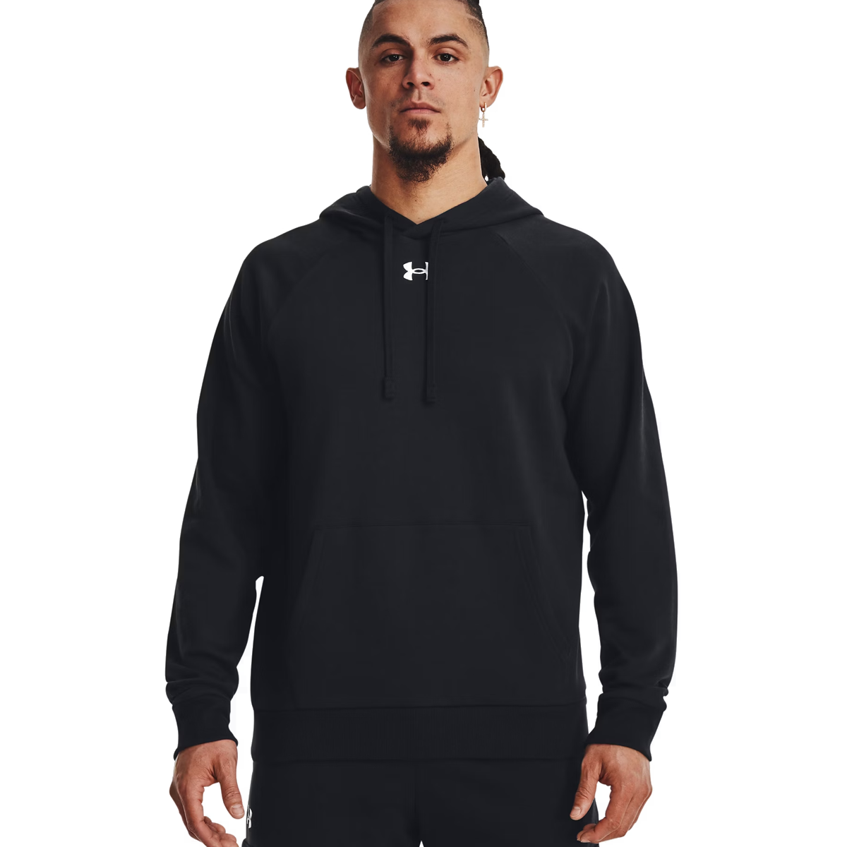 Under Armour Rival Fleece Hoodie - Mens - Black/White