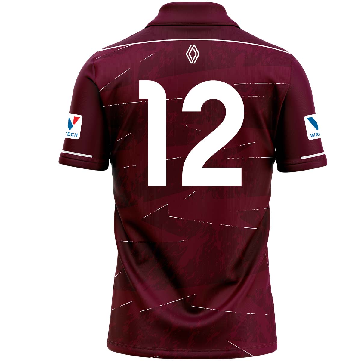 McKvr Westmeath GAA Numbered Home Jersey - Adult - Maroon/White