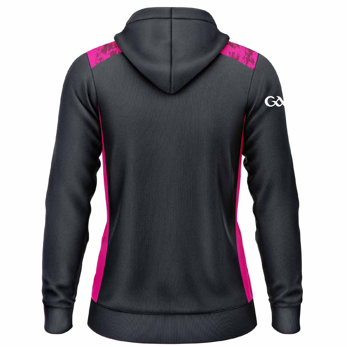 Mc Keever Westmeath GAA Boost Full Zip Hoodie - Girls - Charcoal/Magenta