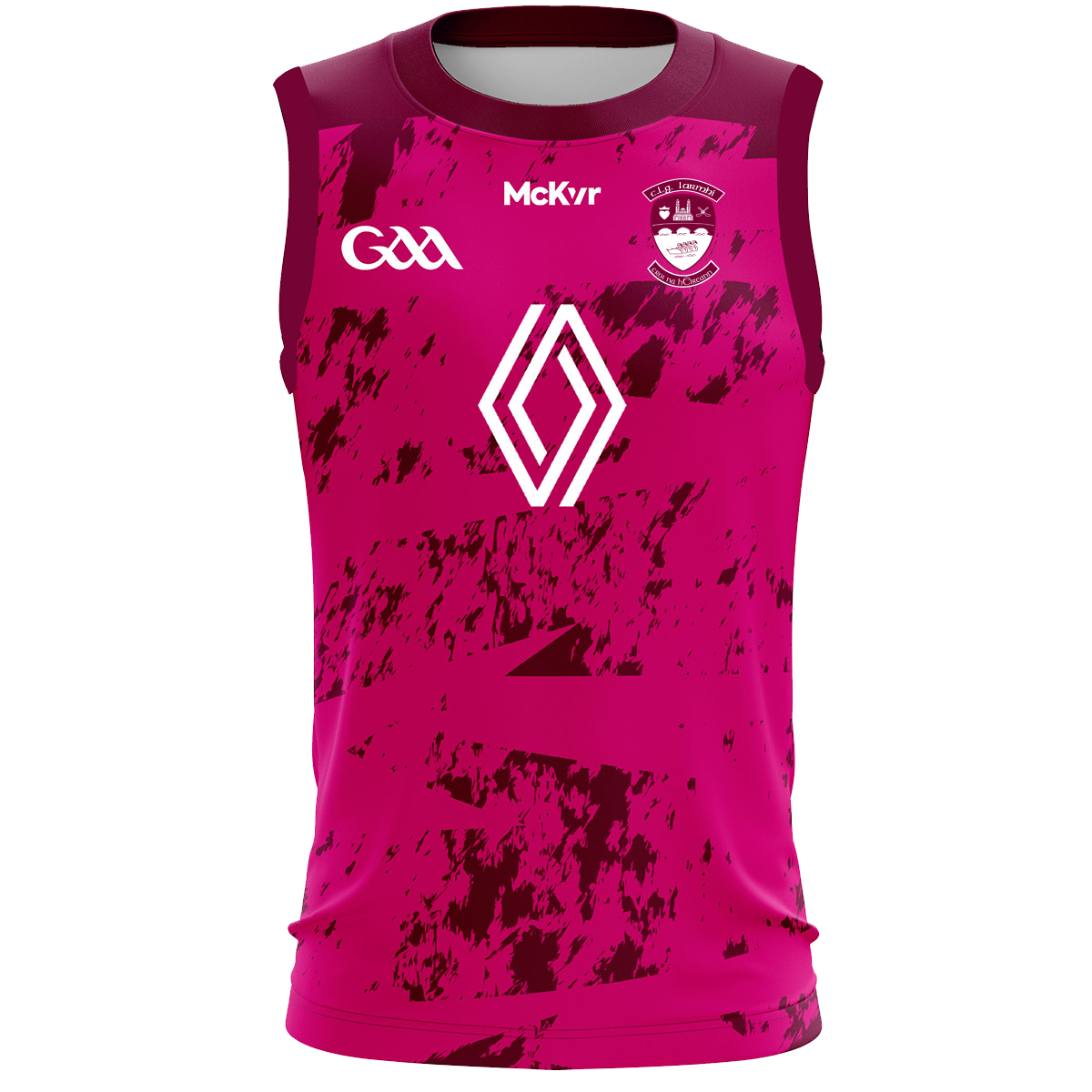 Mc Keever Westmeath GAA Training Vest - Girls - Magenta/Maroon