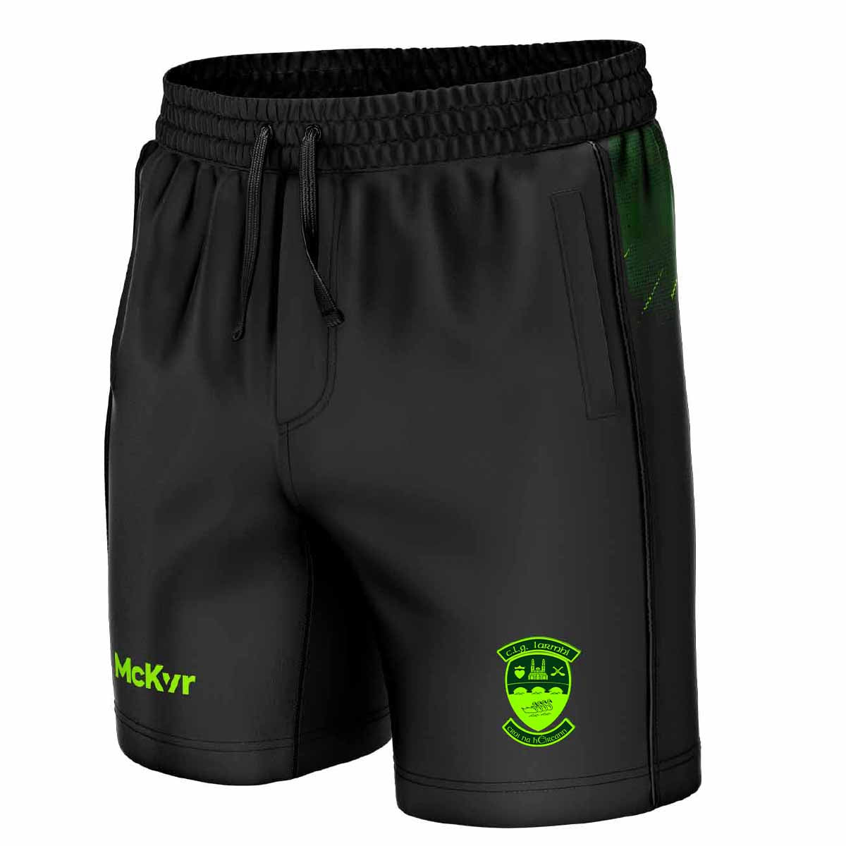 Mc Keever Westmeath GAA Boost Leisure Shorts - Adult - Black/Bottle Green/Pop Green