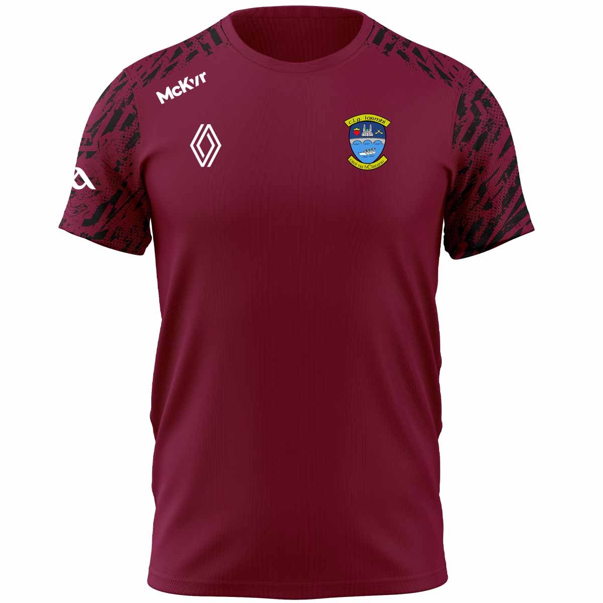McKvr Westmeath GAA Official Boost Tee - Adult - Maroon/Charcoal