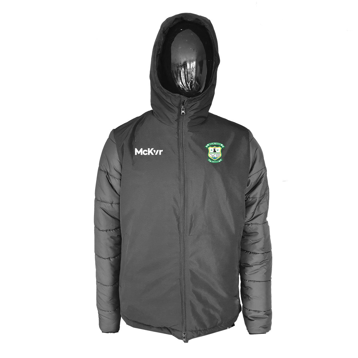 Mc Keever Wolfe Tones Na Sionna, Clare Core 22 Stadium Jacket - Adult - Black