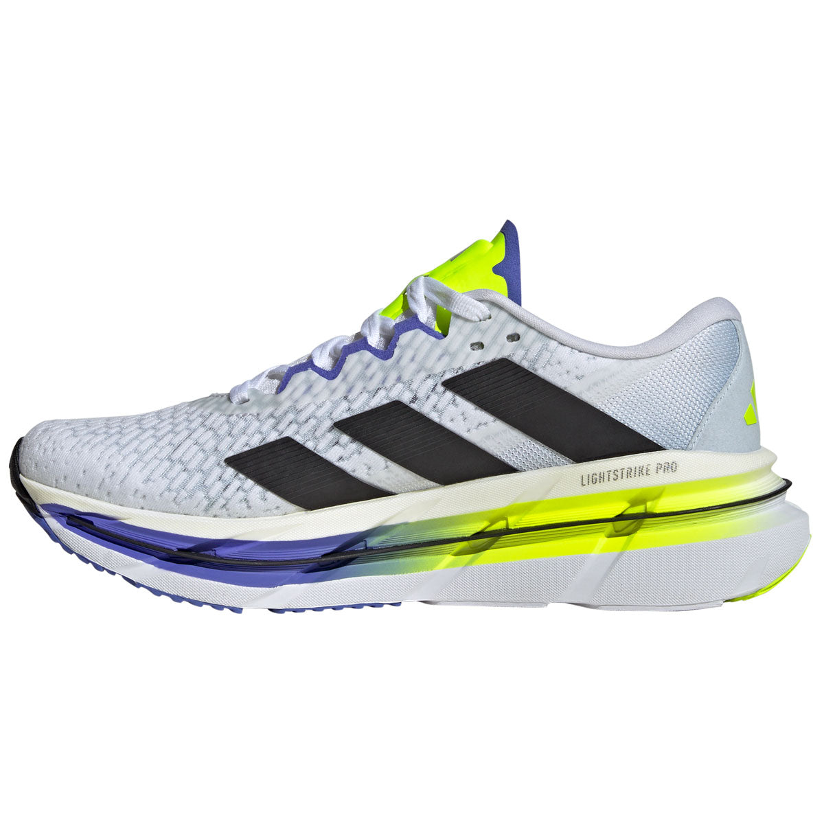 adidas Adistar BYD Running Shoes - Mens - White/Black/Lemon