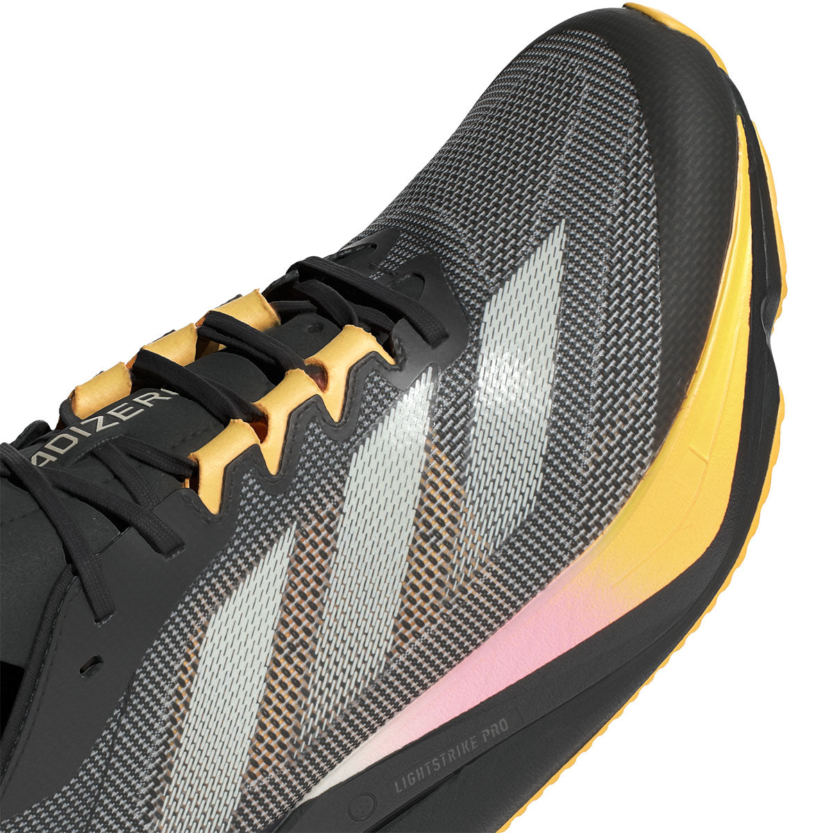 adidas Adizero Boston 12 Running Shoes - Mens - Black/Metalic/Spark