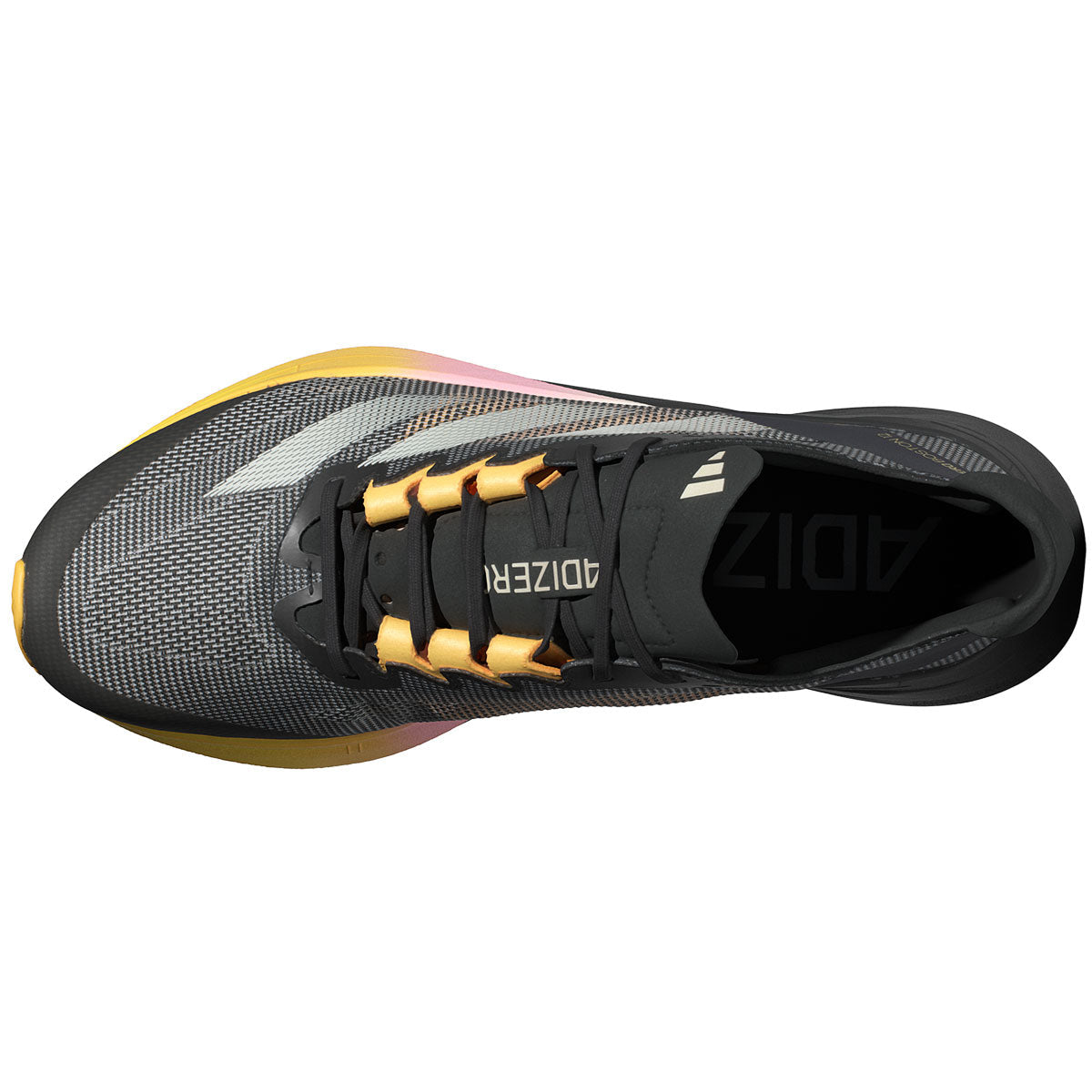 adidas Adizero Boston 12 Running Shoes - Mens - Black/Metalic/Spark