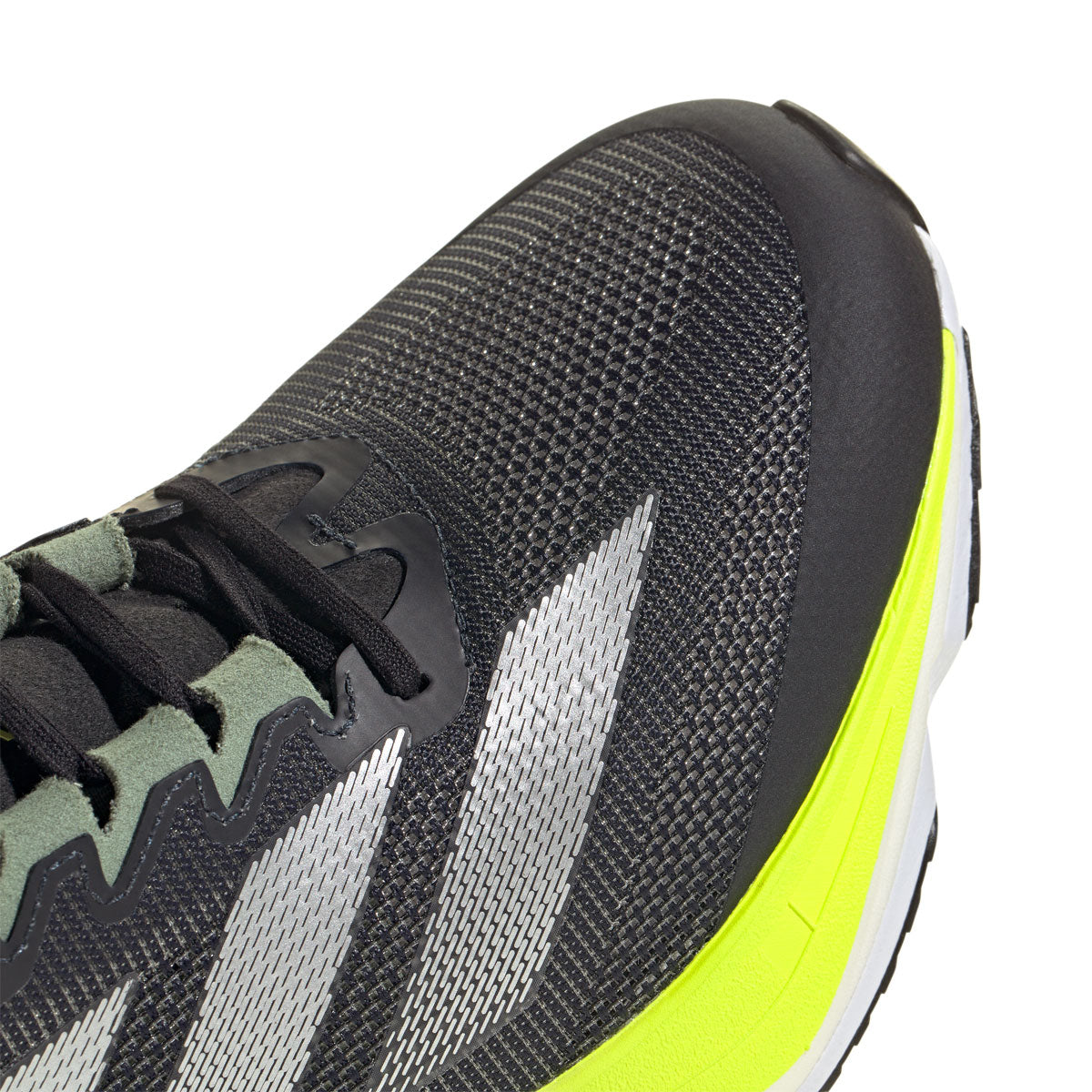 adidas Adizero Boston 12 Running Shoes - Mens - Ink/Silver/Lime