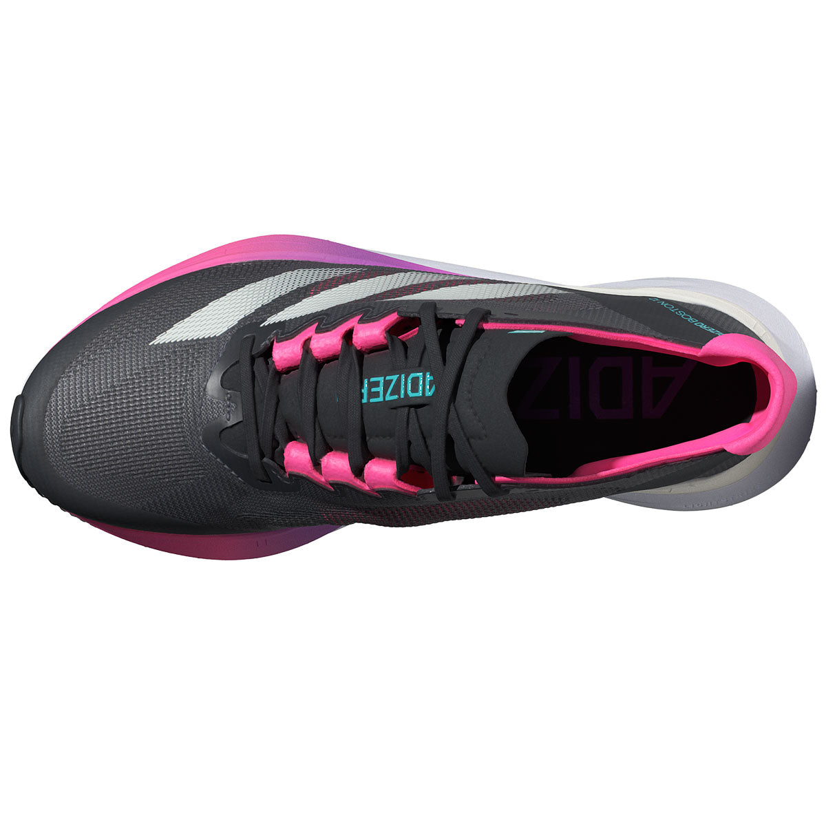 adidas Adizero Boston 12 Running Shoes - Womens - Grey/Jade/Pink