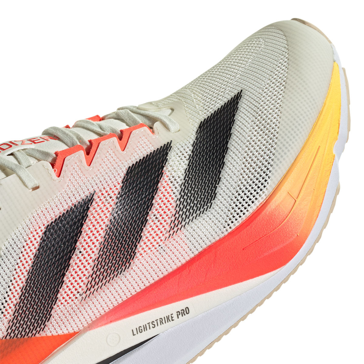 adidas Adizero Boston 12 Running Shoes - Mens - Grey/Orange/Black