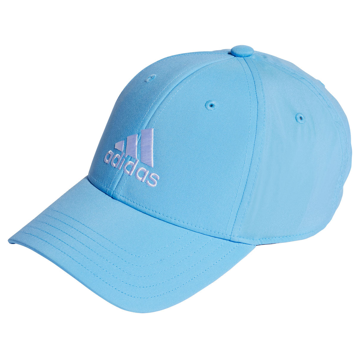 adidas Embroidered Logo Lightweight Basketball Cap Blue Burst White OSFM