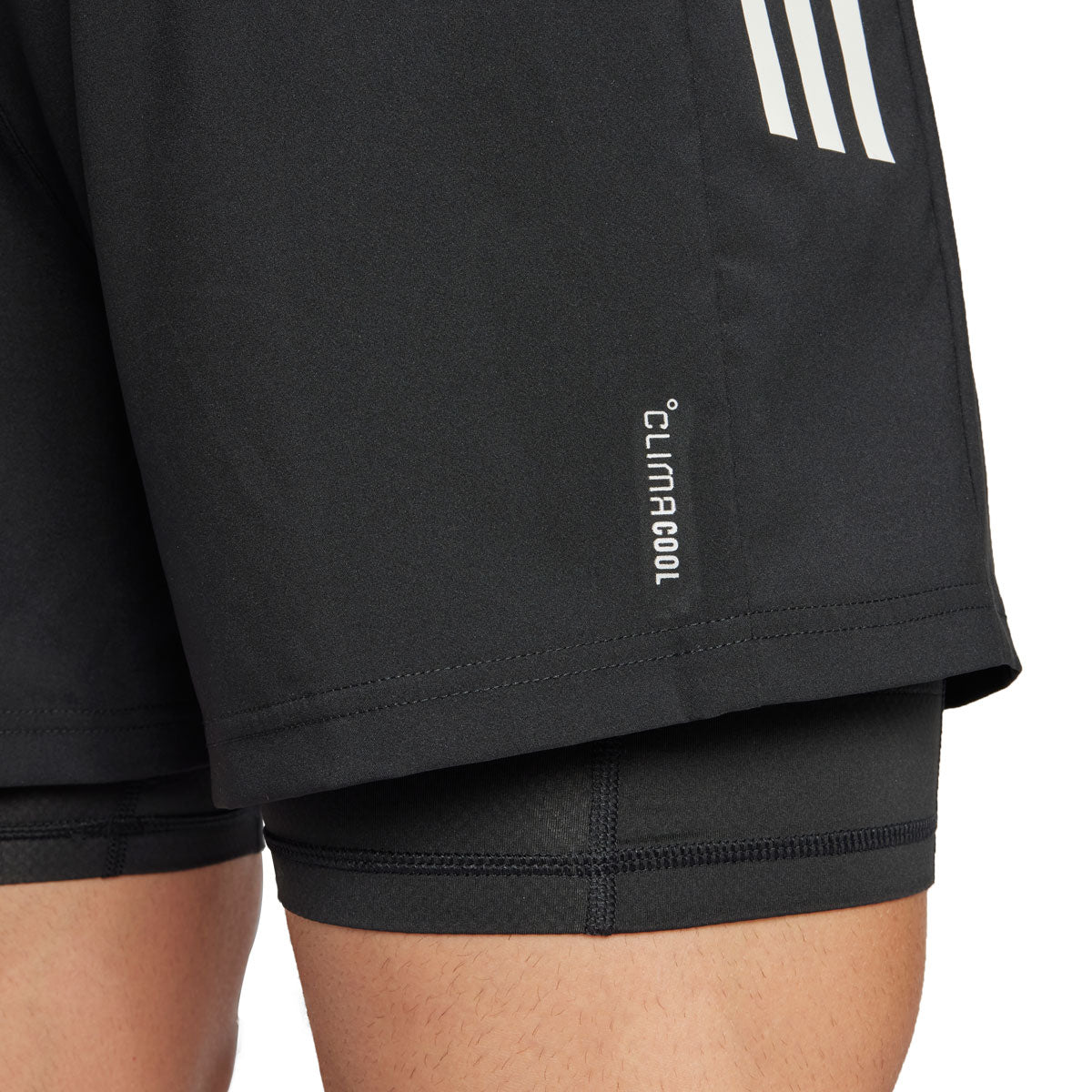 adidas Own The Run Climacool 2 in 1 Shorts - Mens - Black