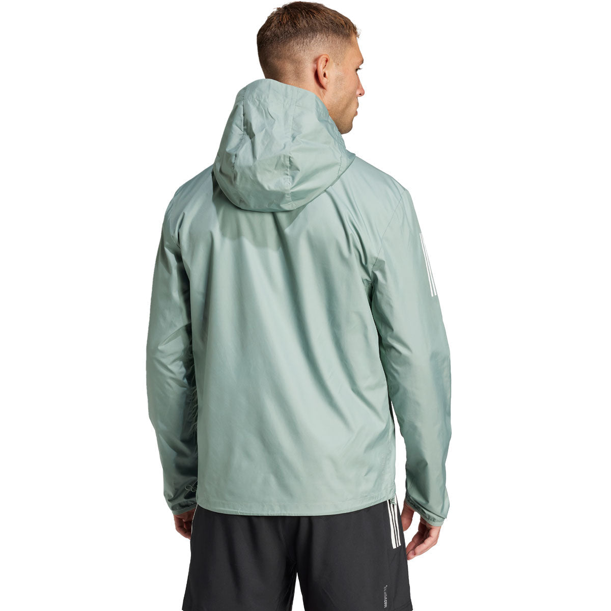 adidas Own The Run Jacket - Mens - Silver Green