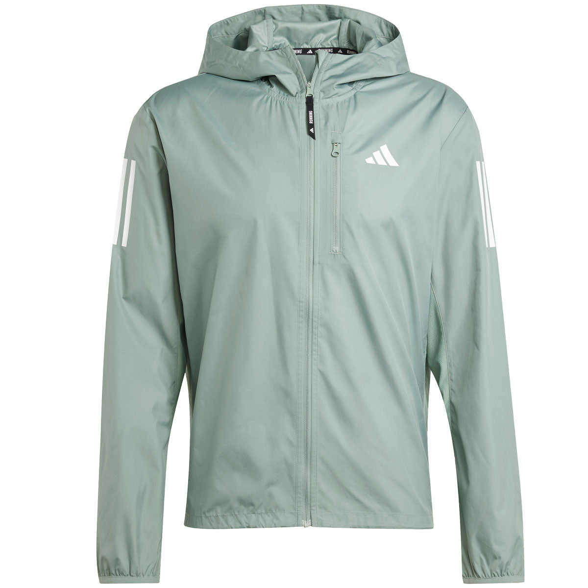 adidas Own The Run Jacket - Mens - Silver Green