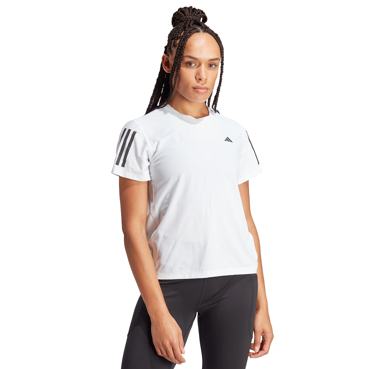 adidas Own The Run Tee - Womens - White