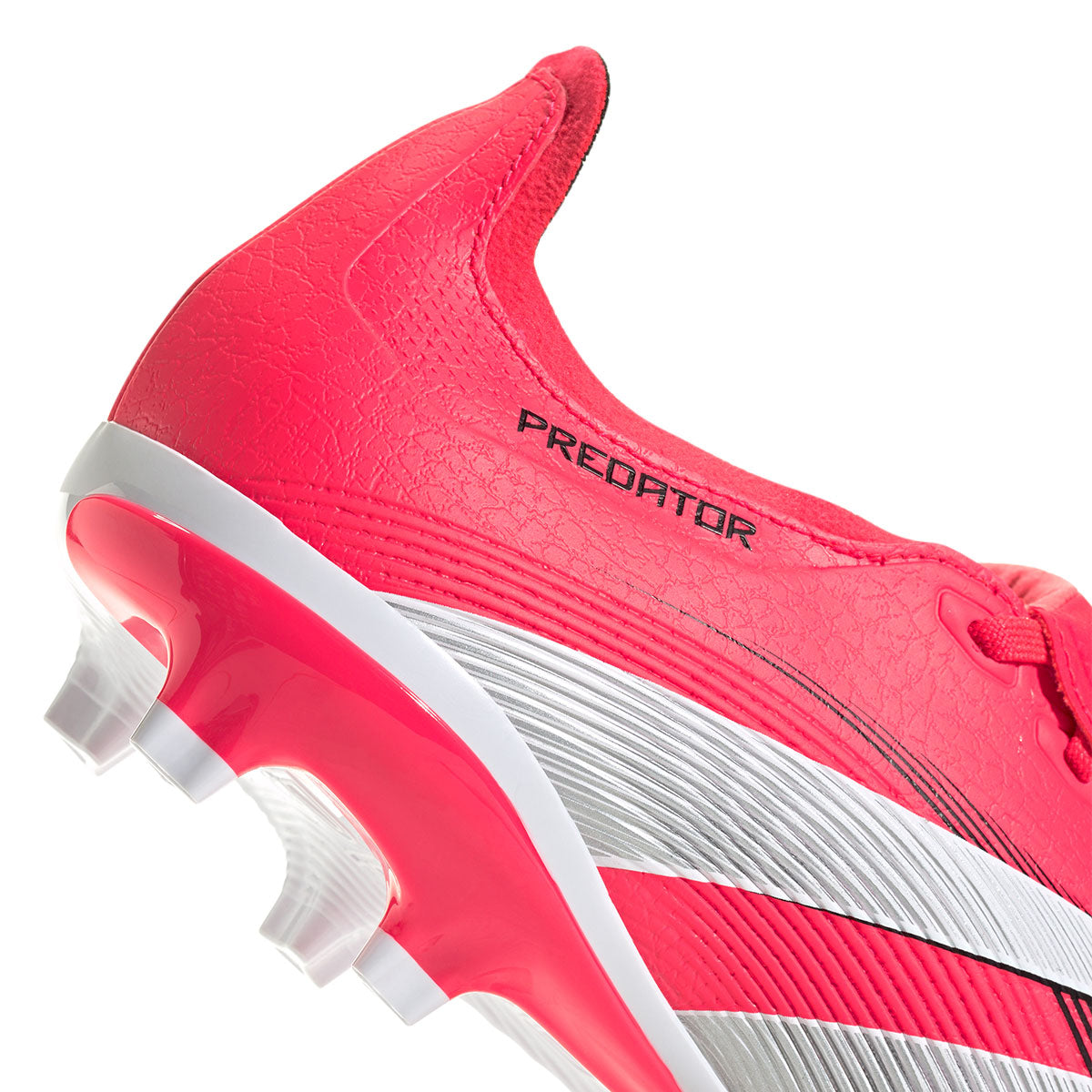 adidas Predator League FT FG/MG Football Boots - Adult - Lucid Red/Cloud White/Core Black
