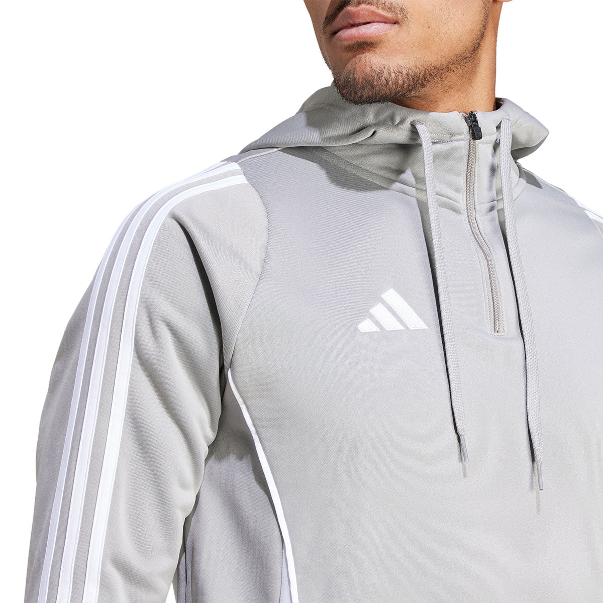 adidas Tiro 24 Training Hoodie - Adult - Team Mid Grey