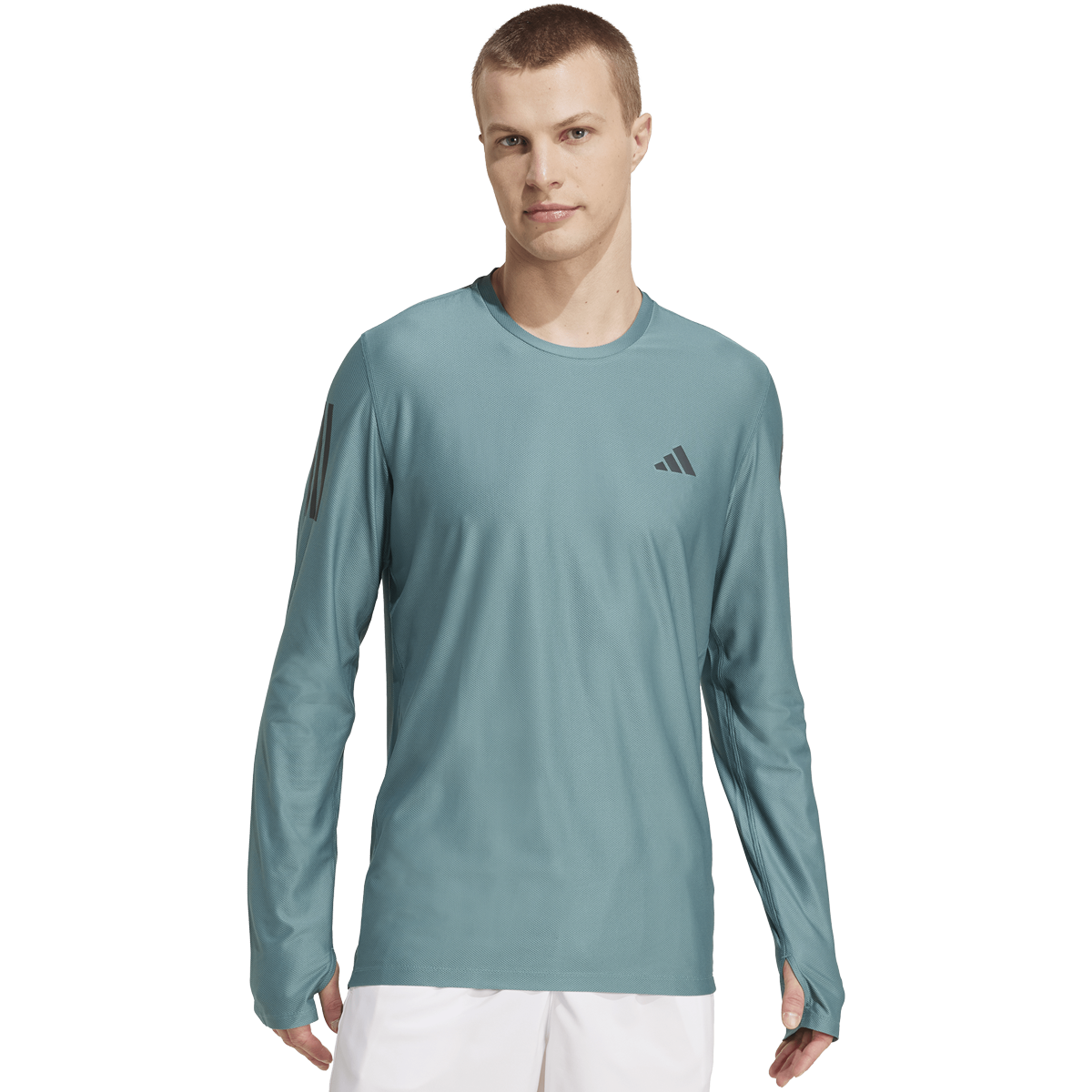 adidas Own The Run Long Sleeved Top - Mens - Preloved Teal
