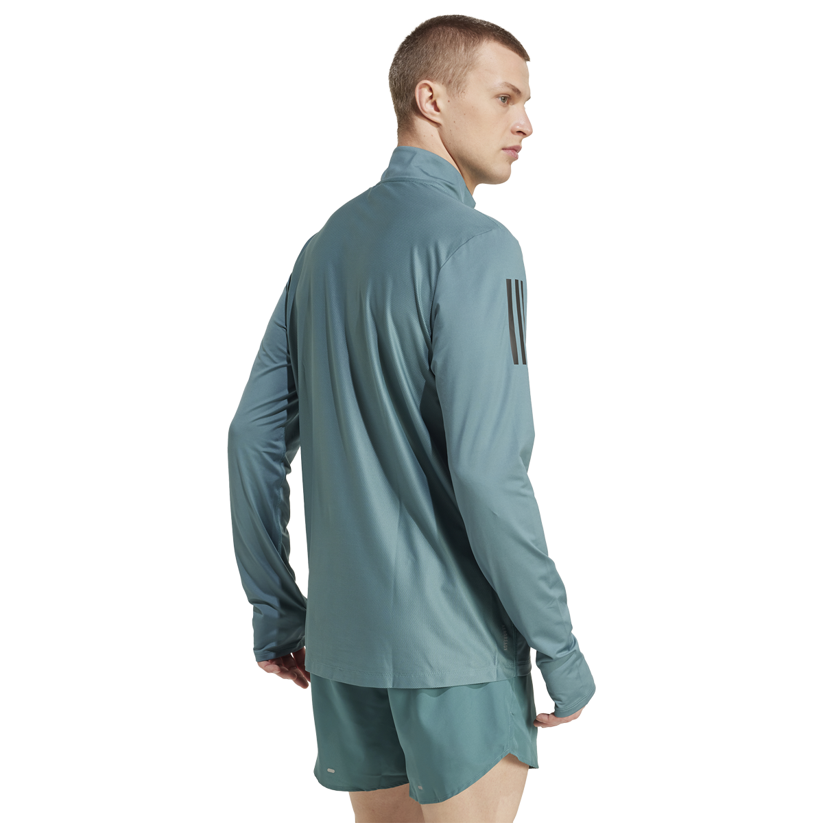 adidas Own The Run Half Zip Jacket - Mens - Preloved Teal