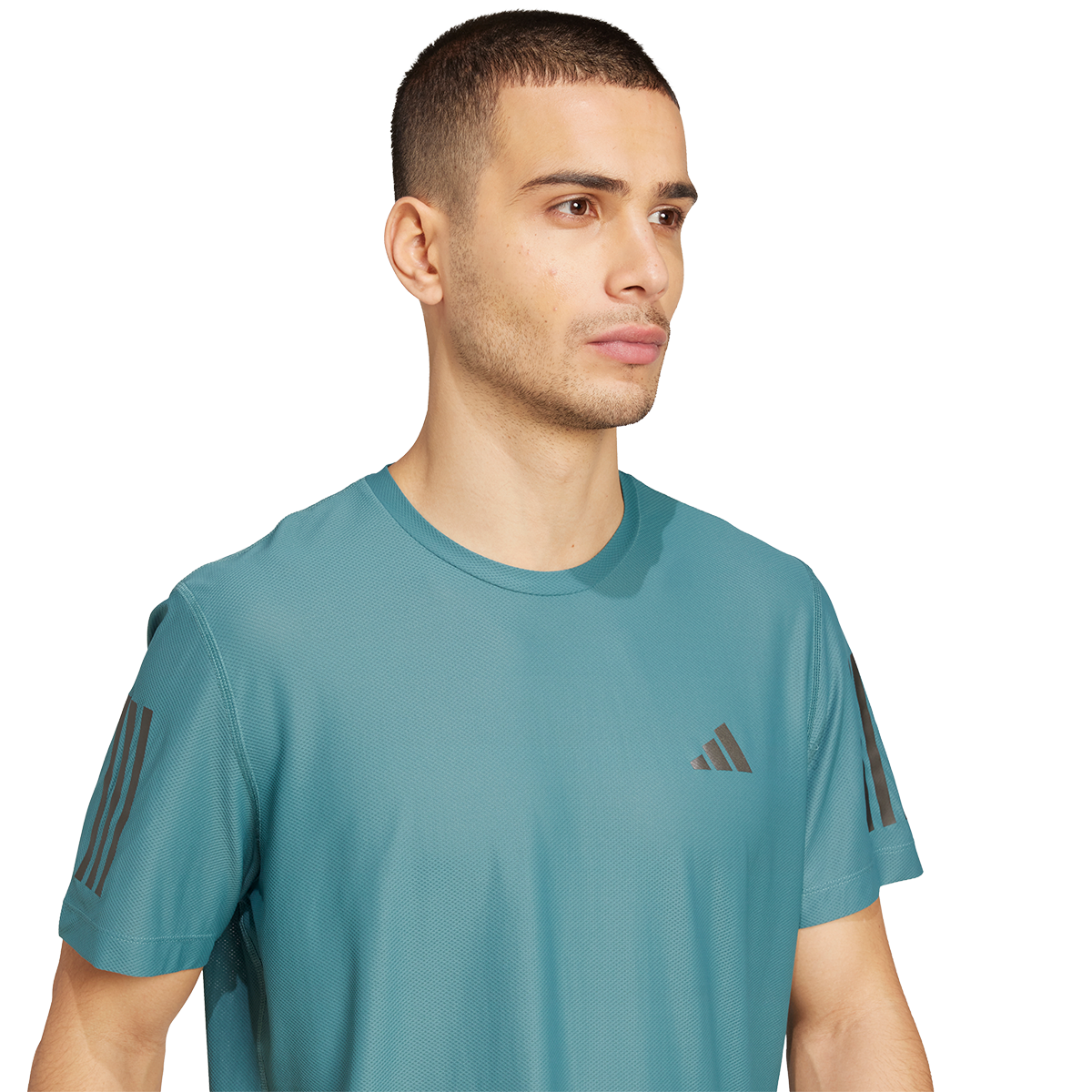 adidas Own The Run Short Sleeve Tee - Mens - Preloved Teal