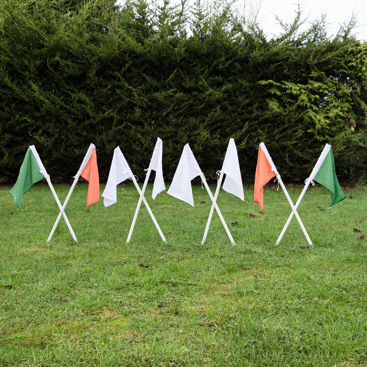Mc Keever Sports Linesman/Umpire Flags Set of 8 - With Poles