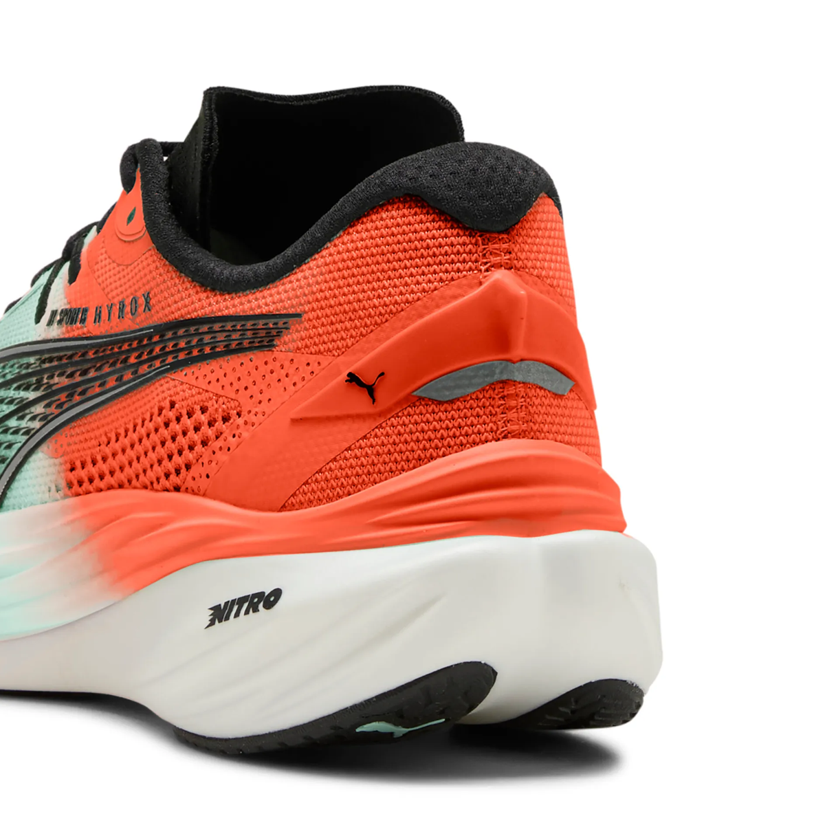 Puma x Hyrox Deviate Nitro 3 Running Shoes - Mens - Glowing Red/Mint Melt