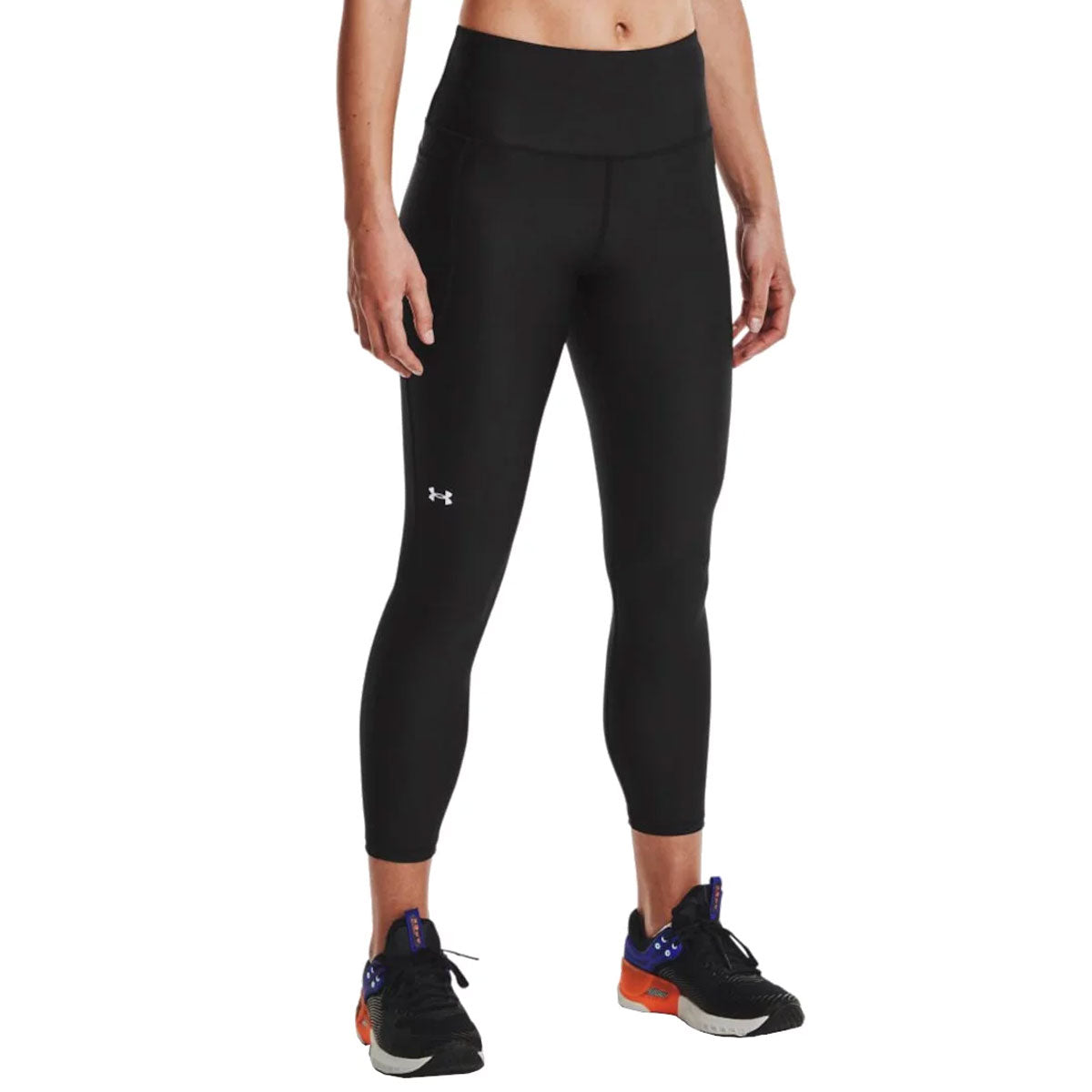 Under Armour HeatGear Armour Hi-Rise Ankle Leggings - Womens - Black/White