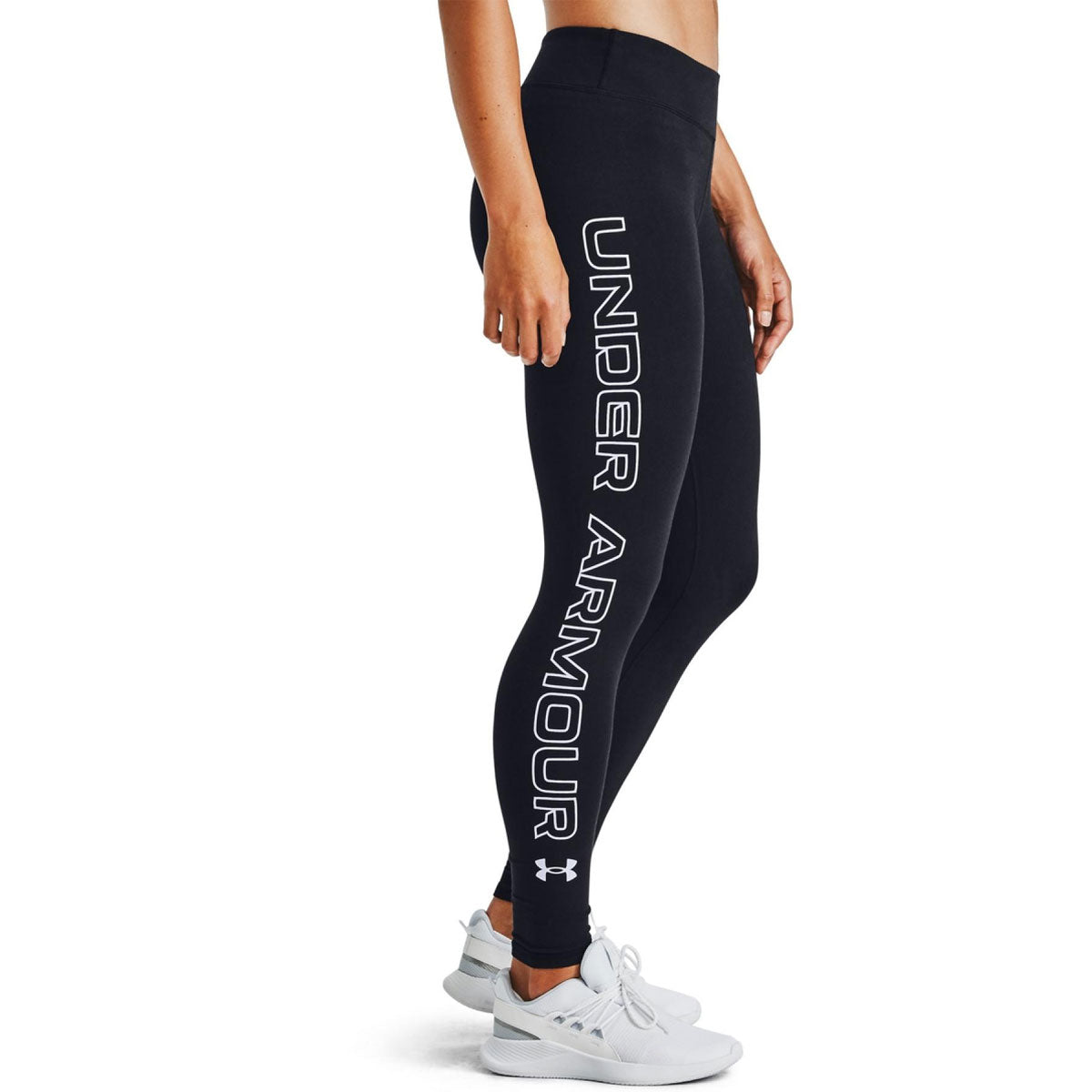 Under Armour Favourite WM Leggings - Womens - Black/White/White
