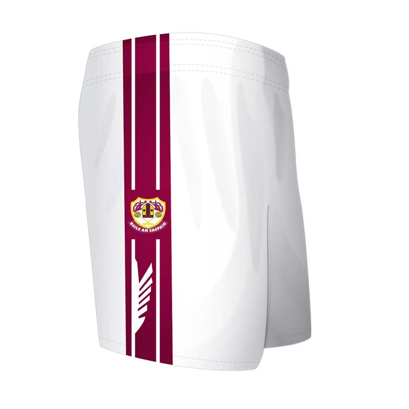 Mc Keever Bishopstown GAA Cork Shorts - Youth - White/Maroon