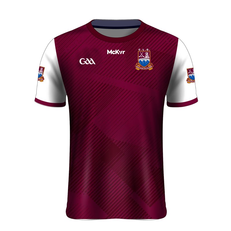Mc Keever Clarinbridge GAA Playing Jersey - Youth - Maroon/White