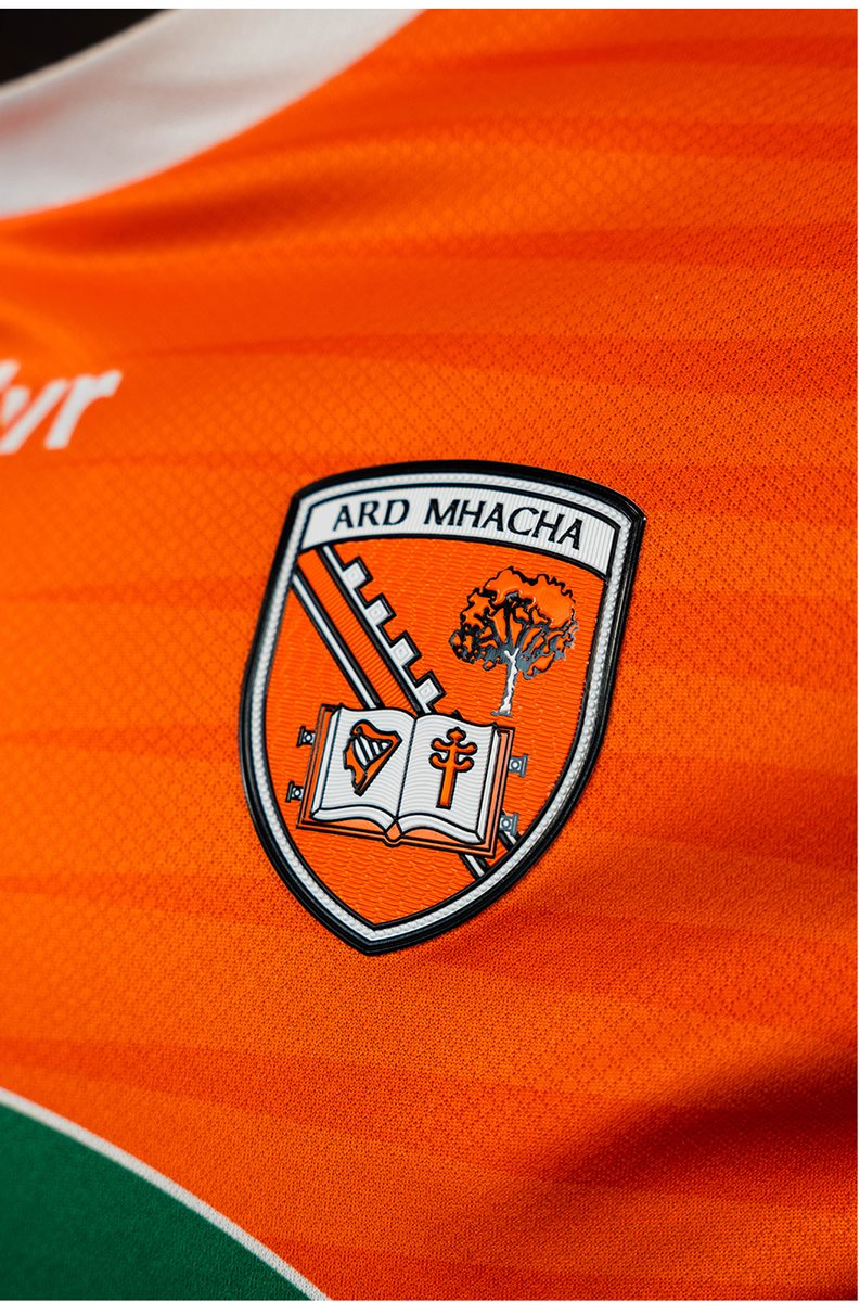 Mc Keever Armagh GAA Official Home Jersey - Kids - Orange