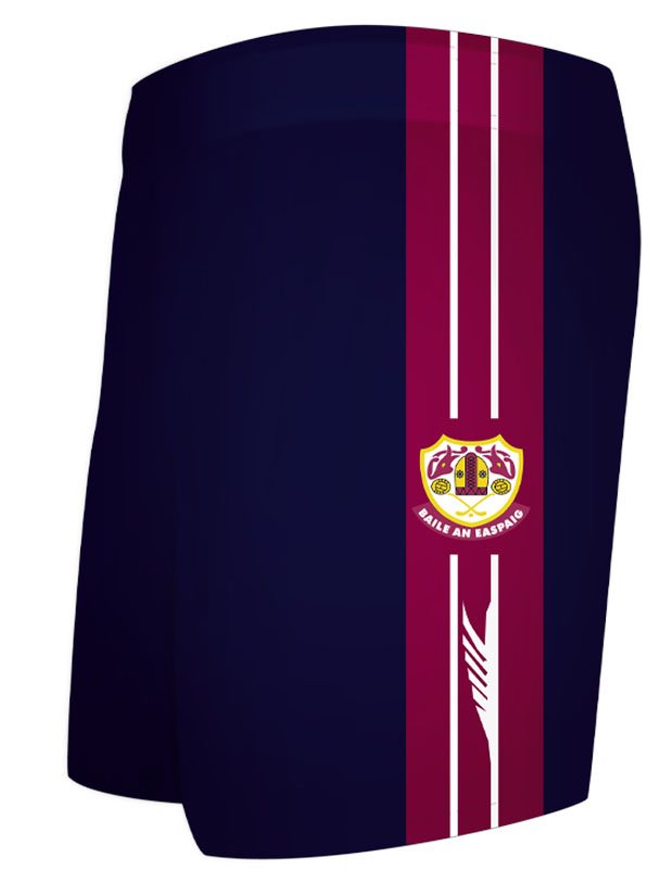 Mc Keever Bishopstown GAA Cork Shorts - Adult - Navy/Maroon