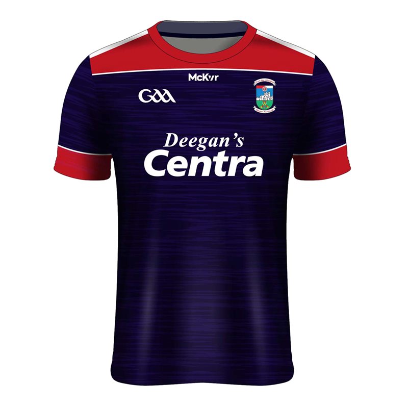 Mc Keever Gortnahoe-Glengoole GAA Mens Training Jersey - Tight Fit - Navy/Red