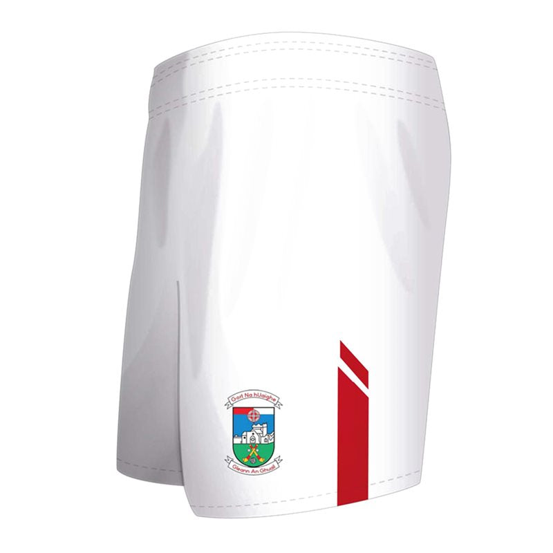 Mc Keever Gortnahoe-Glengoole GAA Training Shorts - Adult -  White/Red
