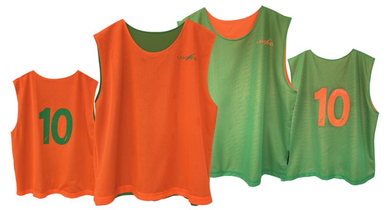 LS Numbered Reversible Bibs - Youth 9-14 Years - 20 Pack