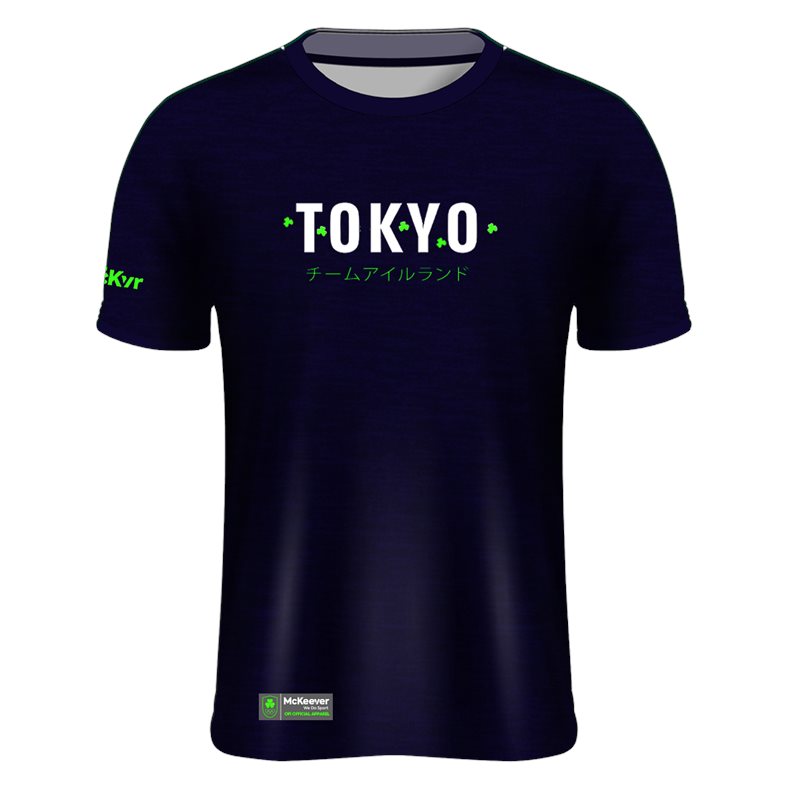 Mc Keever Team Ireland Tokyo Tee - Mens - Navy
