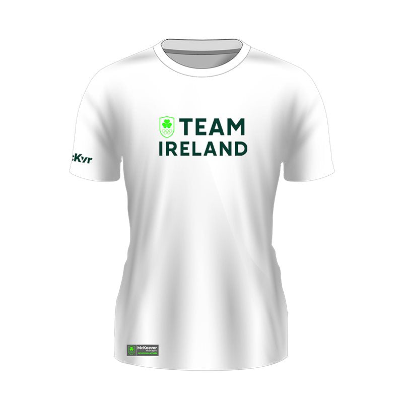 Mc Keever Team Ireland Tech Knit Tee - Womens - White