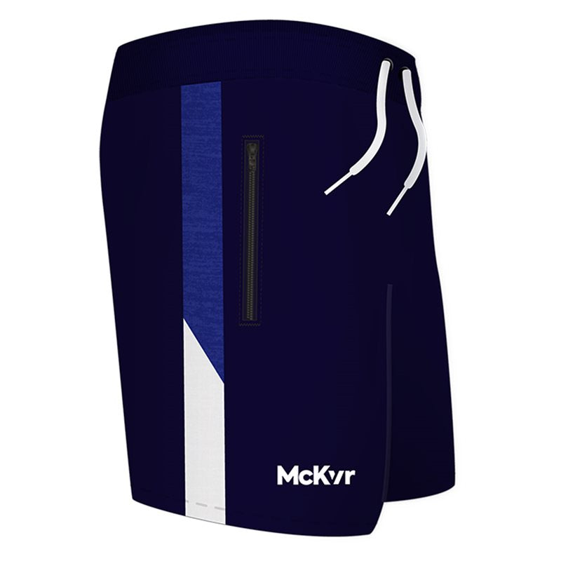 Mc Keever St Vincents GAA Leisure Shorts - Youth - Navy/Royal/White