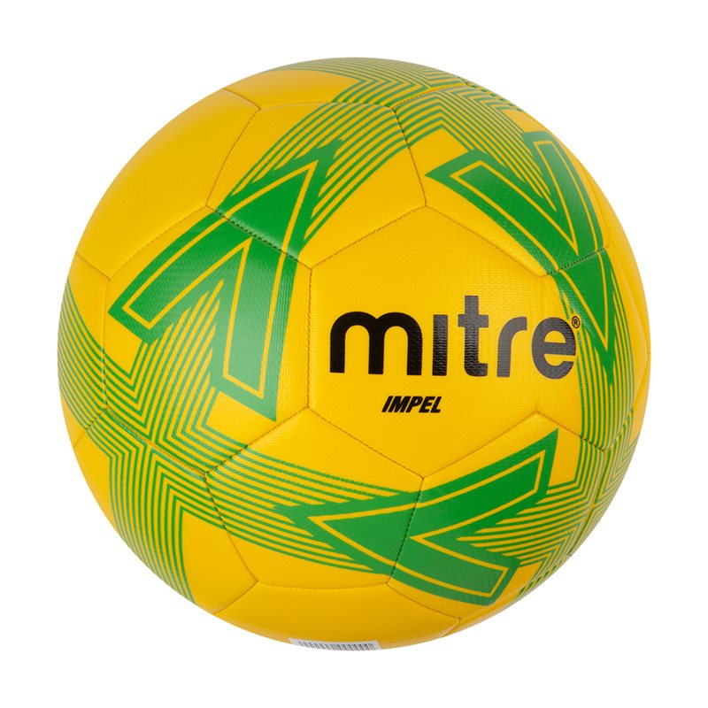 Mitre Impel L30P Football - Yellow/Light Green/Black Size 5