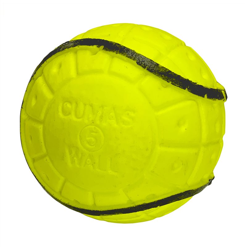 Cumas Wall Ball Hurling Ball - Size 5 - Hi-Vis Yellow